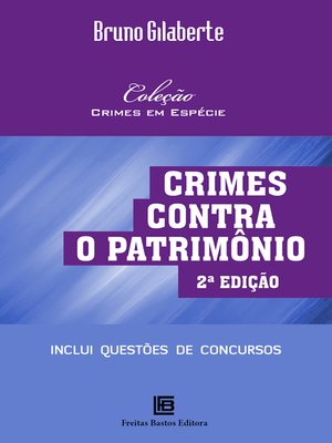 cover image of Crimes contra o patrimônio